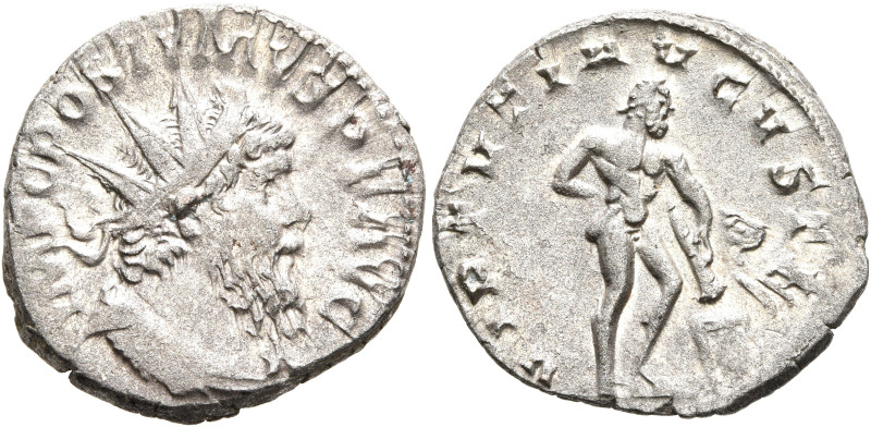 Postumus, Romano-Gallic Emperor, 260-269. Antoninianus (Billon, 21 mm, 3.45 g, 1...
