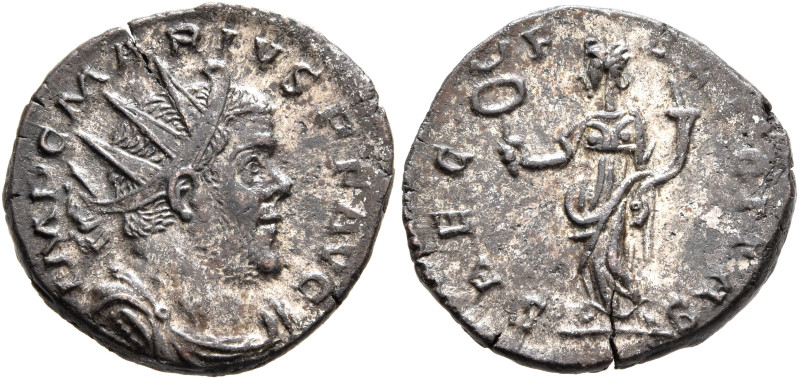 Marius, Romano-Gallic usurper, 269. Antoninianus (Silvered bronze, 18 mm, 2.80 g...