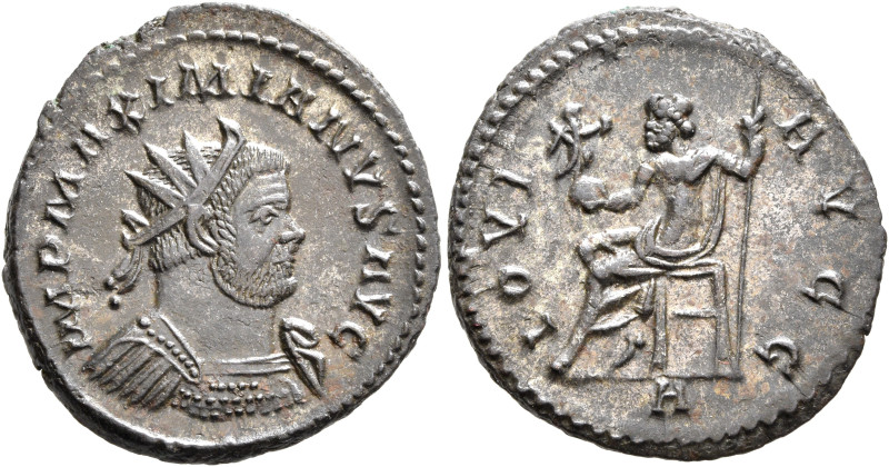 Maximianus, first reign, 286-305. Antoninianus (Silvered bronze, 23 mm, 4.42 g, ...