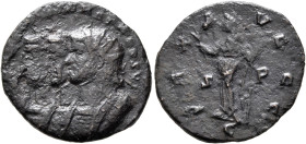 Carausius, Romano-British Emperor, 286-293. Antoninianus (Bronze, 21 mm, 3.51 g, 6 h), with Diocletian and Maximianus, 'C' mint (Camulodunum?), 292-29...