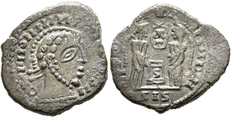 Constantine I, 307/310-337. Follis (Bronze, 19 mm, 3.23 g, 9 h), a contemporary ...