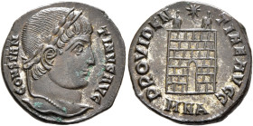 Constantine I, 307/310-337. Follis (Silvered bronze, 18 mm, 2.90 g, 6 h), Nicomedia, 325-326. CONSTAN-TINVS AVG Laureate head of Constantine I to righ...