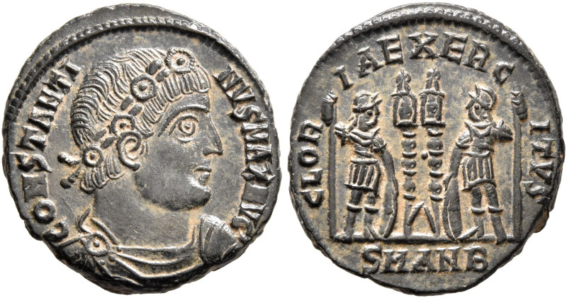 Constantine I, 307/310-337. Follis (Bronze, 17 mm, 2.36 g, 12 h), Antiochia, 335...