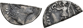 Constantine II, 337-340. Siliqua (Silver, 19 mm, 1.19 g, 7 h), Constantinopolis. Rosette-diademed head of Constantine II to right, his eyes raised to ...