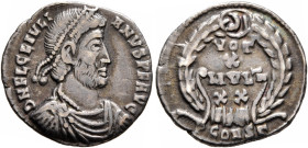 Julian II, 360-363. Siliqua (Silver, 17 mm, 1.92 g, 6 h), Arelate, 362-363. D N FL CL IVLIANVS P F AVG Pearl-diademed, draped and cuirassed bust of Ju...
