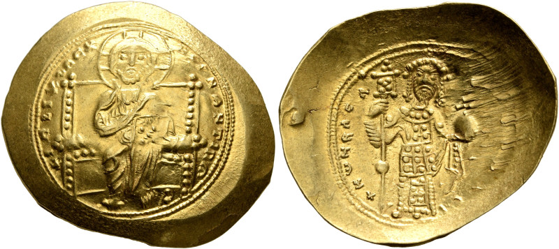 Constantine X Ducas, 1059-1067. Histamenon (Gold, 28 mm, 4.46 g, 6 h), Constanti...