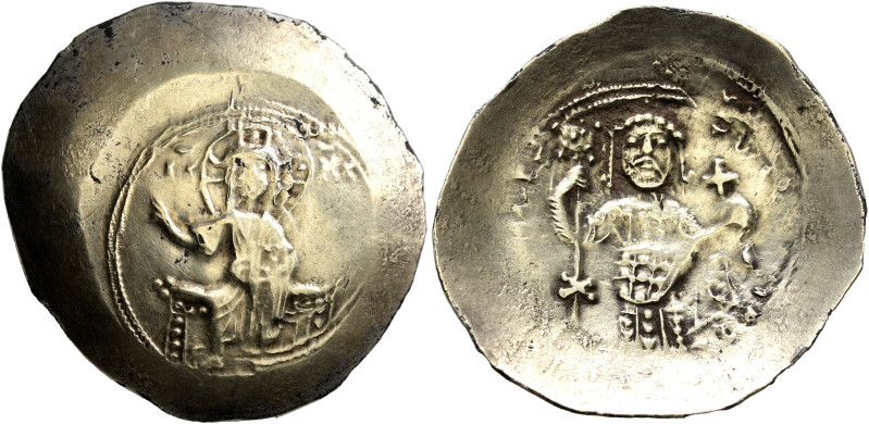 Nicephorus III Botaniates, 1078-1081. Histamenon (Electrum, 30 mm, 4.28 g, 6 h),...