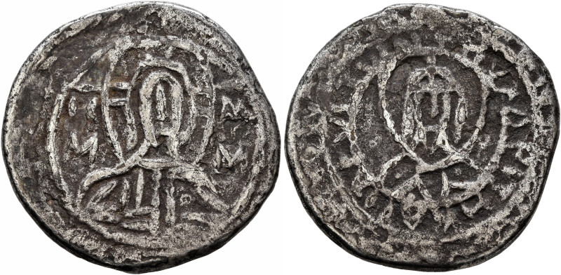 John V Palaeologus, 1341-1391. Stavraton (Silver, 25 mm, 7.26 g, 6 h), Phase VI,...