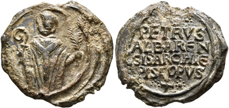 Peter of Narbonne, archbishop of al-Bara (and Apameia), 1110-1130. Seal (Lead, 2...