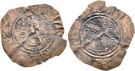 ISLAMIC, Umayyad Caliphate. temp. 'Abd al-Malik ibn Marwan, AH 65-86 / AD 685-705. Pashiz (Bronze, 24 mm, 0.68 g, 9 h), Arab-Sasanian type, citing Far...