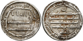 ISLAMIC, 'Abbasid Caliphate. Al-Amin, AH 193-199 / AD 809-813. Dirham (Silver, 25 mm, 2.62 g, 3 h), citing the vizier al-Fadl and al-Ma'mun, the broth...