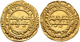 ISLAMIC, Fatimids. al-Zahir li-I'zaz Din Allah, AH 411-427 / AD 1021-1036. Dinar (Gold, 21 mm, 4.25 g, 1 h), Misr, AH 414 = AD 1023/4. Album 714.1. Ni...