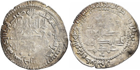 ISLAMIC, Persia (Pre-Seljuq). Saffarids. Khalaf ibn Ahmad (?), third reign, AH 370-393 / AD 981-1003. Dirham (Silver, 26 mm, 3.00 g), citing the Abbas...