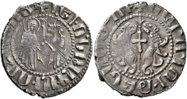 ARMENIA, Cilician Armenia. Royal. Levon I, 1198-1219. Tram (Silver, 21 mm, 2.96 g, 6 h), coronation issue, Sis. 'Levon is the King of the Armenians' i...
