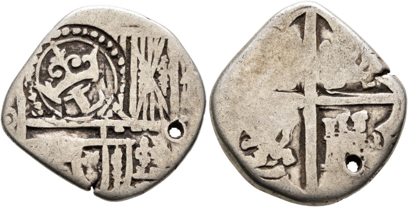 BOLIVIA, Colonial (as Alto Perú). Felipe IV, king of Spain, 1621-1665. 2 Reales ...