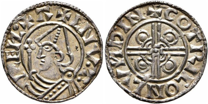 BRITISH, Anglo-Saxon. Kings of All England. Cnut, 1016-1035. Penny (Silver, 17 m...