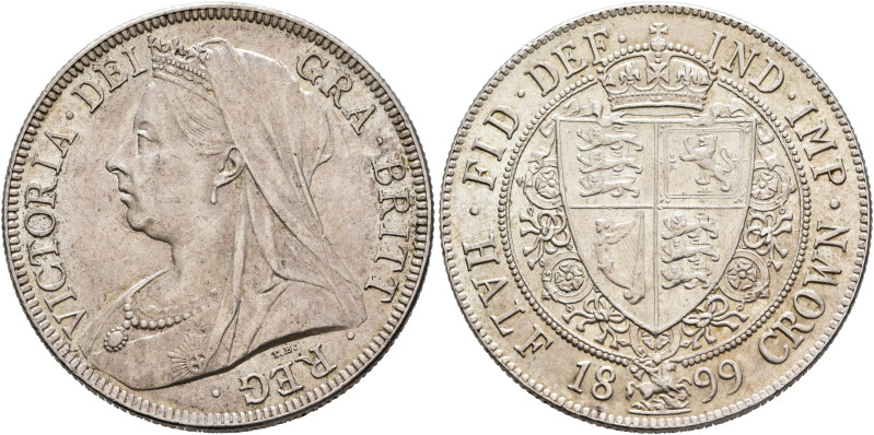 BRITISH, Hanover. Victoria, 1837-1901. Halfcrown 1899 (Silver, 32 mm, 14.17 g, 1...