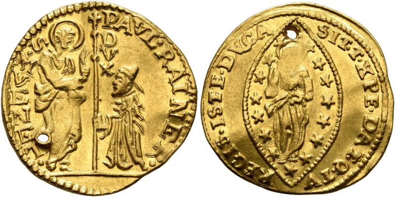 ITALY. Venezia (Venice). Paolo Renier, 1779-1789. Zecchino (Gold, 22 mm, 3.49 g,...