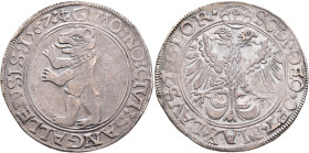 SWITZERLAND. St. Gallen, Stadt. Taler 1567 (Silver, 41 mm, 28.56 g, 2 h). G:MO:NO:CIVI:SAN GALLENSIS:1567 Bear standing left, wearing collar. Rev. SOL...