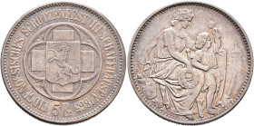 SWITZERLAND. Schützenmedaillen (Shooting Medals). 5 Franken – Schützenmedaille (Shooting Medal) 1865 (Silver, 36 mm, 25.00 g, 12 h), confederate Shoot...