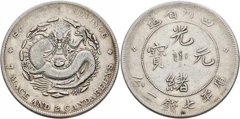 CHINA, Qīng dynasty. Dézōng (Guāngxù), 1875-1908. Yuán – Dollar (Silver, 39 mm, ...