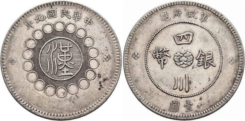 CHINA, ZHŌNGHUÁ MÍNGUÓ (REPUBLIC OF CHINA). 1912-1949. Yuán – Dollar Year 1 = 19...