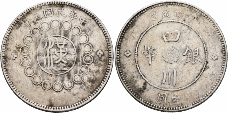 CHINA, ZHŌNGHUÁ MÍNGUÓ (REPUBLIC OF CHINA). 1912-1949. Yuán – Dollar Year 1 = 19...