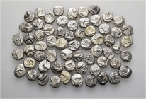 A lot containing 63 silver coins. All: Hektai from Halikarnassos. Mainly very fine. LOT SOLD AS IS, NO RETURNS. 63 coins in lot.


From a European ...