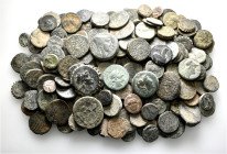 A lot containing 251 bronze coins. Including: Mainly Greek. Fair to fine. LOT SOLD AS IS, NO RETURNS. 251 coins in lot.


From a European collectio...