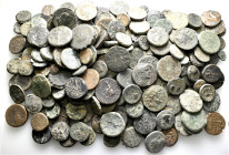 A lot containing 253 bronze coins. Including: Mainly Greek. Fair to fine. LOT SOLD AS IS, NO RETURNS. 253 coins in lot.


From a European collectio...