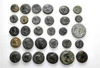 A lot containing 30 bronze coins. Including: Greek and Roman Provincial coins from Laodikeia. Fine to very fine. LOT SOLD AS IS, NO RETURNS. 30 coins ...