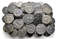 A lot containing 60 bronze coins. All: Roman Provincial. Fine to very fine. LOT SOLD AS IS, NO RETURNS. 60 coins in lot.


From a European collecti...