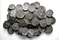 A lot containing 69 bronze coins. All: Roman Provincial. Fine to very fine. LOT SOLD AS IS, NO RETURNS. 69 coins in lot.


From a European collecti...