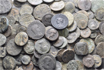 A lot containing 133 bronze coins. Including: Mainly Roman Provincial. Fair to fine. LOT SOLD AS IS, NO RETURNS. 133 coins in lot.


From a Europea...