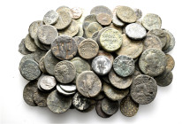 A lot containing 111 bronze coins. Including: Mainly Roman Provincial. Fair to fine. LOT SOLD AS IS, NO RETURNS. 111 coins in lot.


From a Europea...