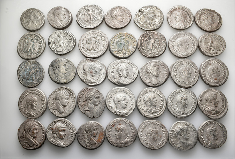 A lot containing 35 silver coins. All: Syro-Phoenician Tetradrachms. Fine to ver...