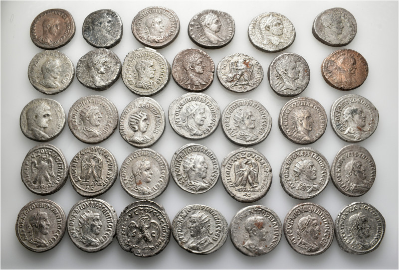 A lot containing 35 silver coins. All: Syro-Phoenician Tetradrachms. Fine to ver...