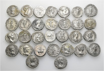 A lot containing 30 silver coins. All: Roman Imperial Denarii. Very fine. LOT SOLD AS IS, NO RETURNS. 30 coins in lot.


From the Red Ox Collection...