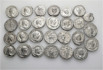 A lot containing 27 silver coins. All: Roman Imperial. Fine to very fine. LOT SOLD AS IS, NO RETURNS. 27 coins in lot.


From a European collection...