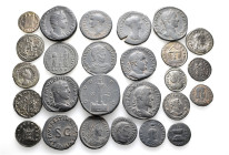 A lot containing 26 bronze coins. Including: Roman Imperial. Very fine, mostly repatinated. LOT SOLD AS IS, NO RETURNS. 26 coins in lot.


From a E...
