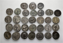 A lot containing 31 silver and bronze coins. All: Roman Imperial. Antoniniani of the third century. Very fine to about extremely fine. LOT SOLD AS IS,...