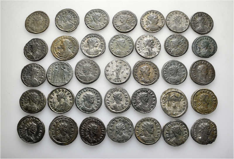 A lot containing 35 bronze coins. All: Roman Antoniniani. Very fine to good very...