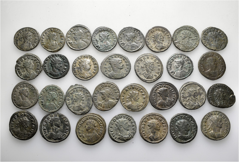 A lot containing 30 bronze coins. All: Roman Antoniniani. Very fine to good very...