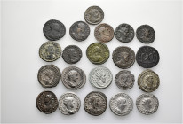 A lot containing 6 silver and 15 bronze coins. All: Roman Imperial. Fine to good very fine. LOT SOLD AS IS, NO RETURNS. 21 coins in lot.


From a S...