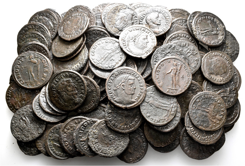 A lot containing 101 bronze coins. All: Roman Imperial. Fine to very fine, harsh...