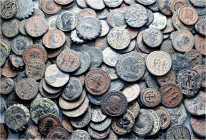 A lot containing 215 bronze coins. Including: Greek, Roman Provincial and Roman Imperial. Fair to very fine. LOT SOLD AS IS, NO RETURNS. 215 coins in ...