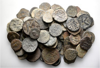 A lot containing 100 bronze coins. Including: Mainly Greek and Roman. Fair to fine. LOT SOLD AS IS, NO RETURNS. 100 coins in lot.


From a European...