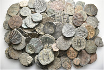 A lot containing 156 bronze coins. Including: Mainly Byzantine. Fair to fine. LOT SOLD AS IS, NO RETURNS. 156 coins in lot.


From a European colle...