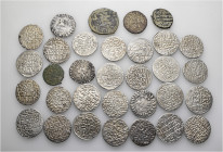 A lot containing 28 silver and 4 bronze coins. Including: Cilician Armenia and Seljuks. About very fine to good very fine. LOT SOLD AS IS, NO RETURNS....
