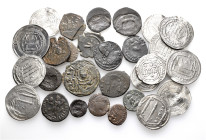 A lot containing 28 silver and bronze coins. Including: Roman Provincial, Roman Imperial, Byzantine and Islamic. Fine to very fine. LOT SOLD AS IS, NO...